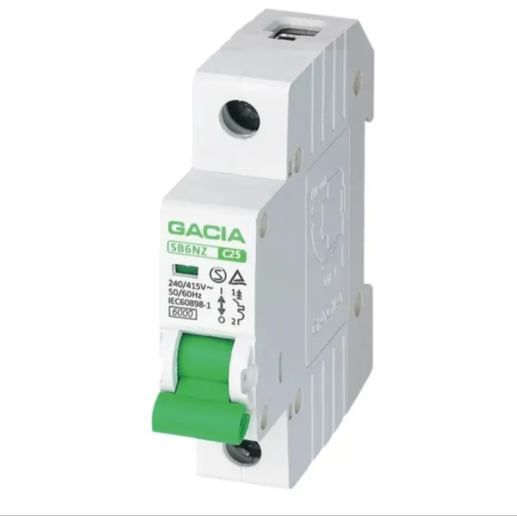 فیوز مینیاتوری گاسیا مدل C25