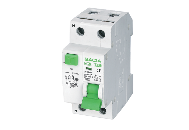 محافظ جان RCBO مدل SL6N 1P32
