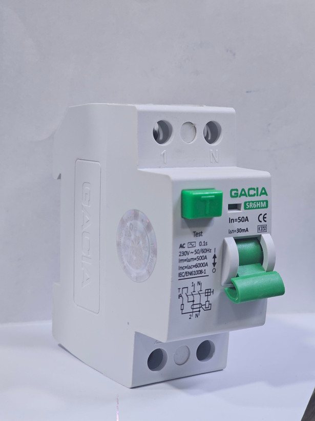 محافظ جان RCCB مدل SR6HM 1P50