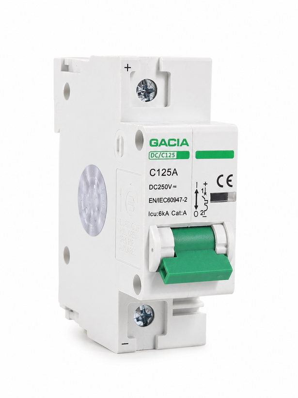 فیوز مینیاتوری DC گاسیا مدل C125A
